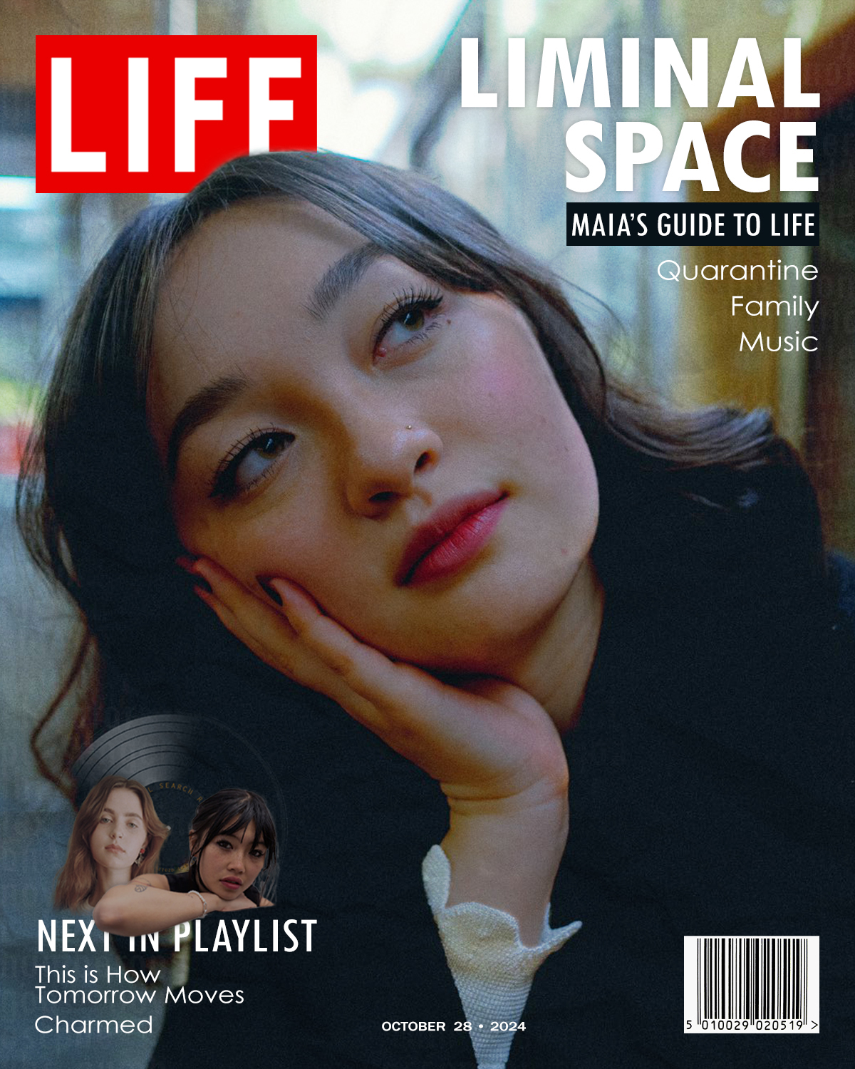 Life magazine cover design.